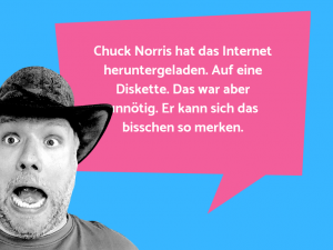 Hammer Gag… Chuck Norris hat das Internet heruntergeladen. Auf…